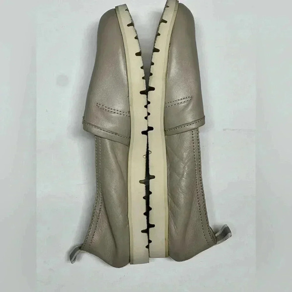 KORKS by Kork-Ease Lillis Light Grey Leather Slip On‎ Shoes Sz 6 - Picture 3 of 10